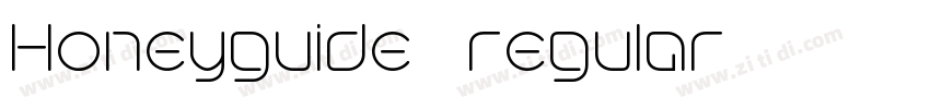 Honeyguide (regular)字体转换